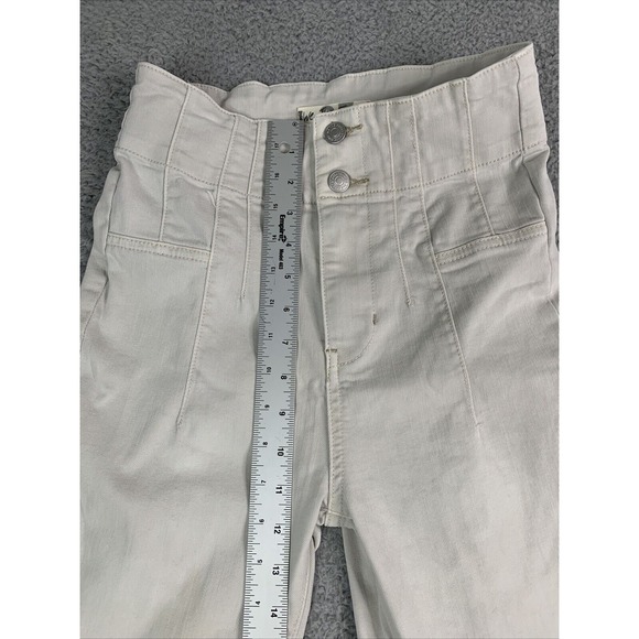 Free People Pants Womens Size 24 Waist Measurement We The Free High Waist Cotton - Picture 4 of 13